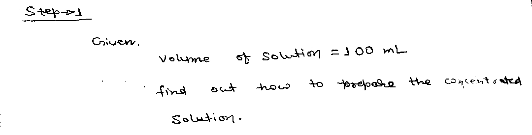 Chemistry homework question answer, step 1, image 1